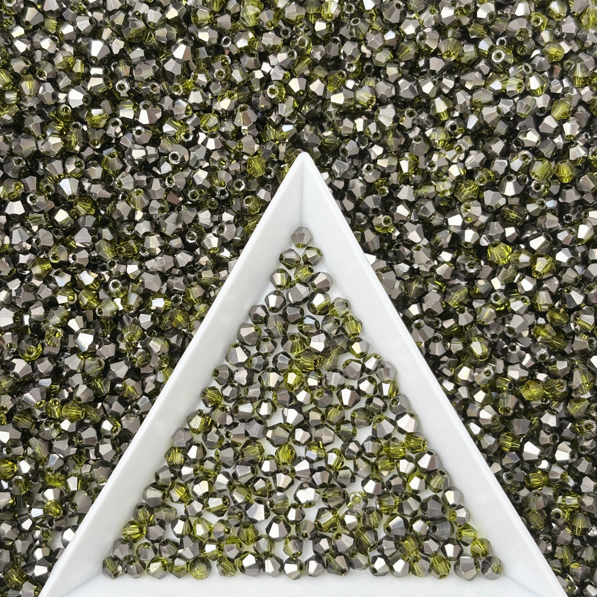 (T3) 2mm Bicone Beads High Temperature Glass Crystal Multicolor Jewelry Beads