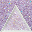 (H1) 2mm Iridescent Bicone Beads For DIY Jewelry Making