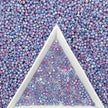 (P6) 2mm Picasso Seed Beads - Czech Glass Iridescent Beads for DIY Bracelets Necklaces