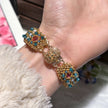 Artisan Ofira Gemstone-Inspired Bracelet | 18K Gold Plated Luxury Cuff