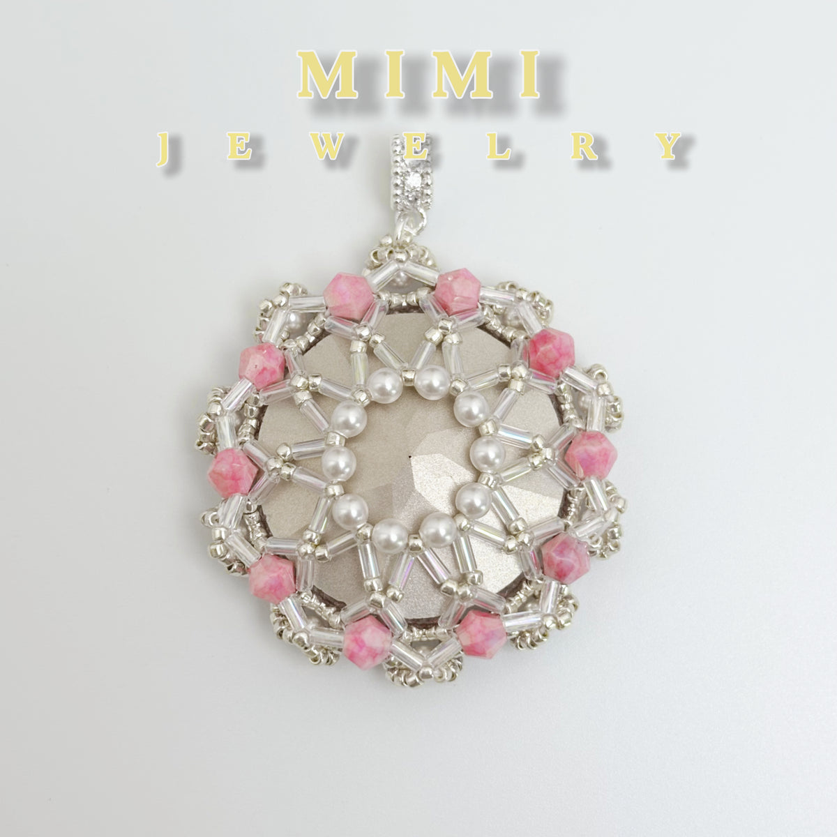 K27 Princess Cyrstal Beaded Pendant