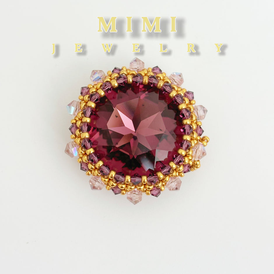 K27 Princess Cyrstal Beaded Pendant