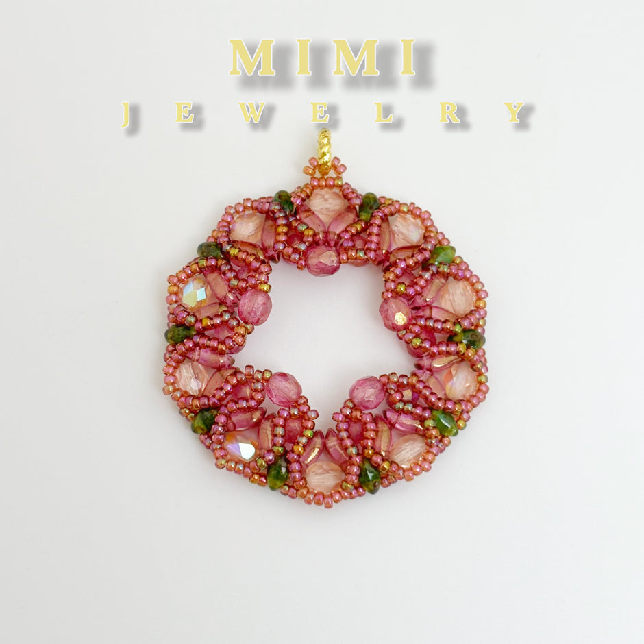 K30 Spring Wreath Pendant