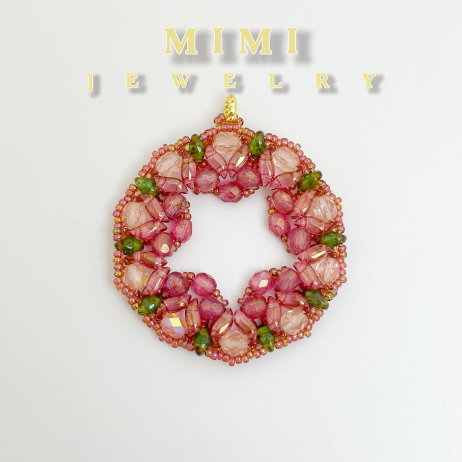 K30 Spring Wreath Pendant