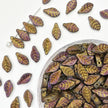 (P8) Picasso Leaf Beads - For DIY Jewelry Making Supplies