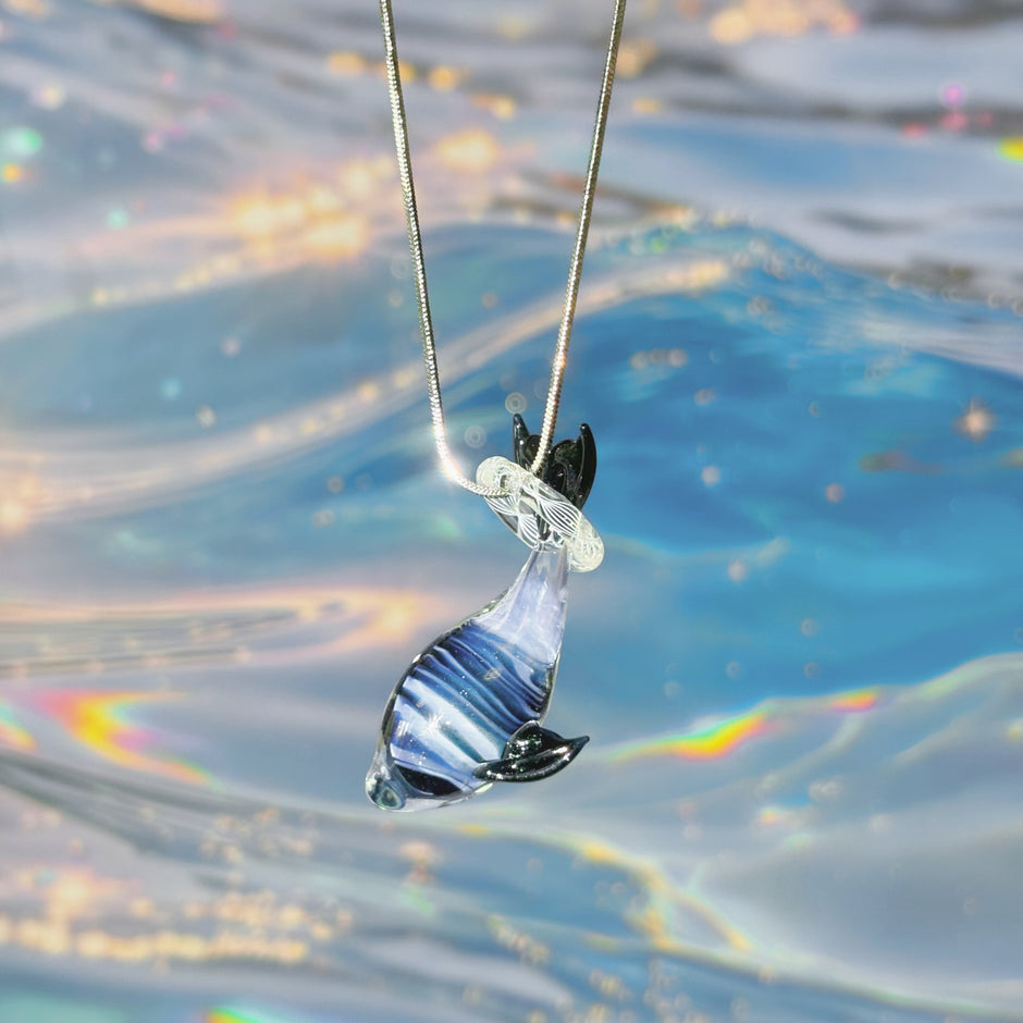 Lampwork Whales