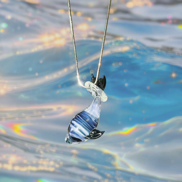 Lampwork Whales