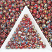 (P15) Picasso 6mm Faceted Cut Round Beads | Jewelry Making Supplies for DIY Bracelets & Necklaces