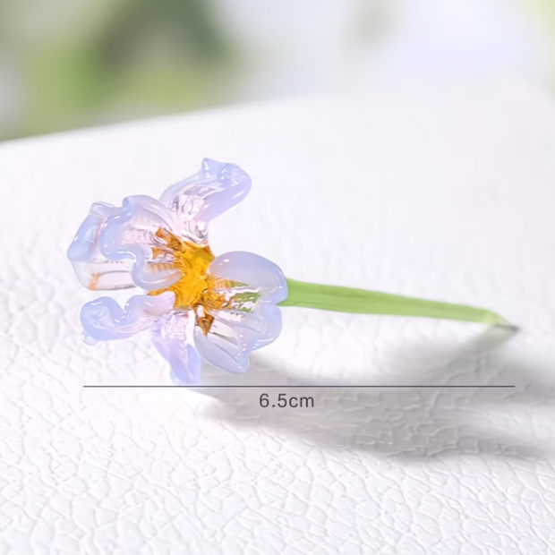 Single Purple Fleur-de-lis