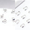 (JF13)18K Gold Jewelry Finishing Kit - Crimp Beads & U-Shape Wire Protectors Set