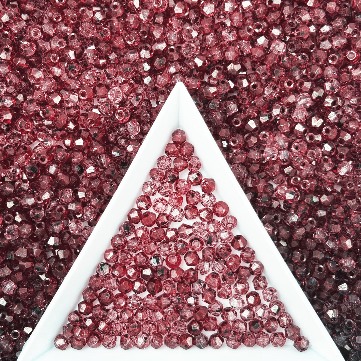 (P18) 3mm Picasso Bicone Beads - DIY Jewelry Making Supplies