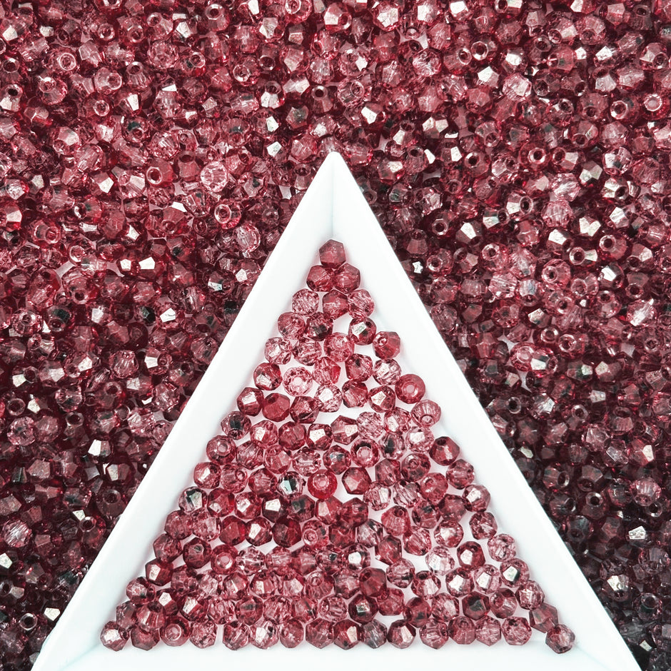 (P18) 3mm Picasso Bicone Beads - DIY Jewelry Making Supplies