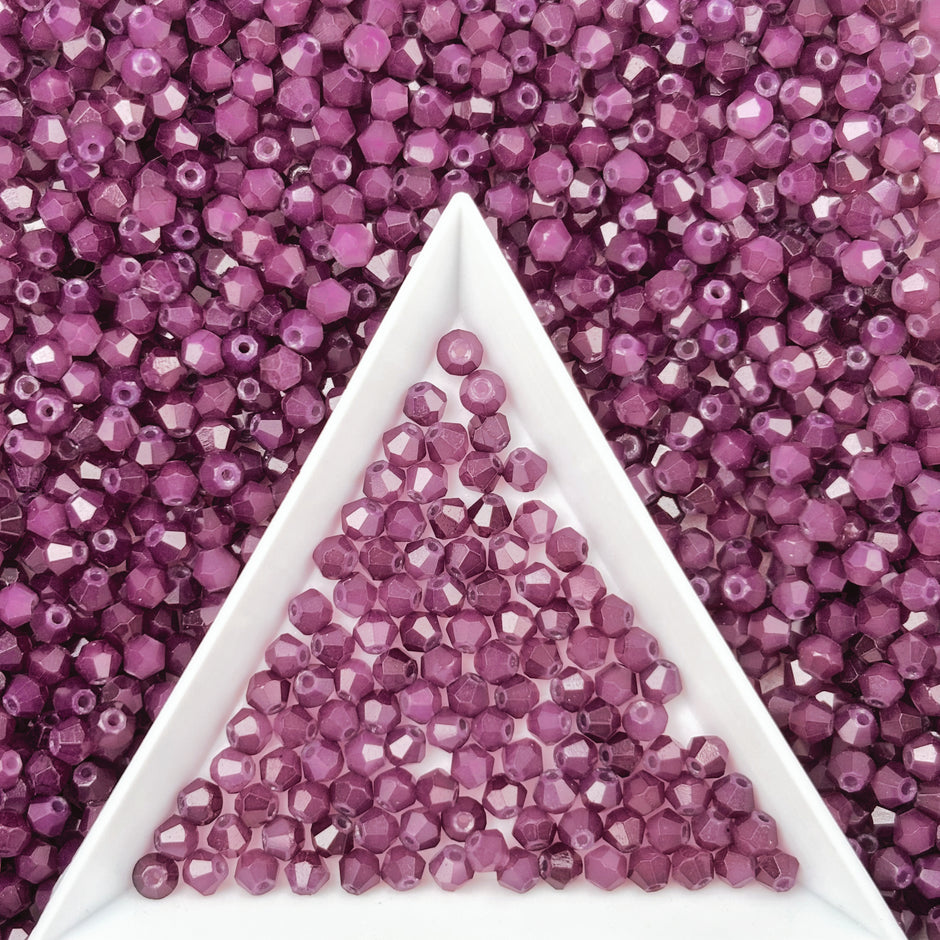 (P18) 3mm Picasso Bicone Beads - DIY Jewelry Making Supplies