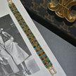Czech Picasso Super-Duo Bead Bracelet