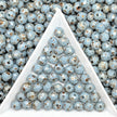 (P15) Picasso 6mm Faceted Cut Round Beads | Jewelry Making Supplies for DIY Bracelets & Necklaces