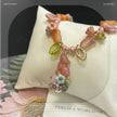 (N21) Sakura Lilies & Kitty Floral Handmade Necklace