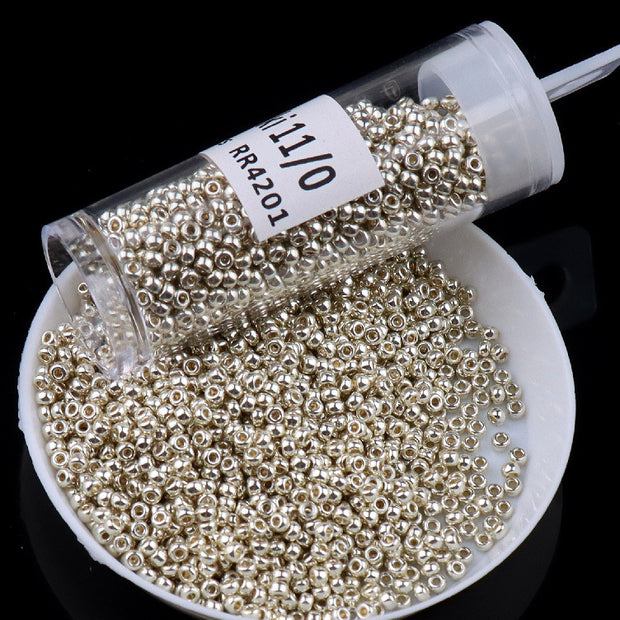 (JF3) MIYUKI Round Seed Beads 11/0，15/0，8/0 - Precision Japanese Glass Beads for Jewelry Weaving