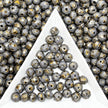 (P15) Picasso 6mm Faceted Cut Round Beads | Jewelry Making Supplies for DIY Bracelets & Necklaces