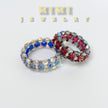 k40 Celestial Sparkle Beaded Band Ring
