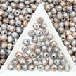 (P15) Picasso 6mm Faceted Cut Round Beads | Jewelry Making Supplies for DIY Bracelets & Necklaces