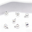 (JF14)18K Real Gold Plated Crimp Beads - Premium Color Retention End Beads for Jewelry Making