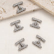 (JF5) Luxury Micro Pave Zirconia Multi-Strand Clasp - 18K Gold Plated Jewelry Connector