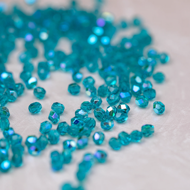 4mm Multi Color Assorted Czech Glass Fire-Polished Beads