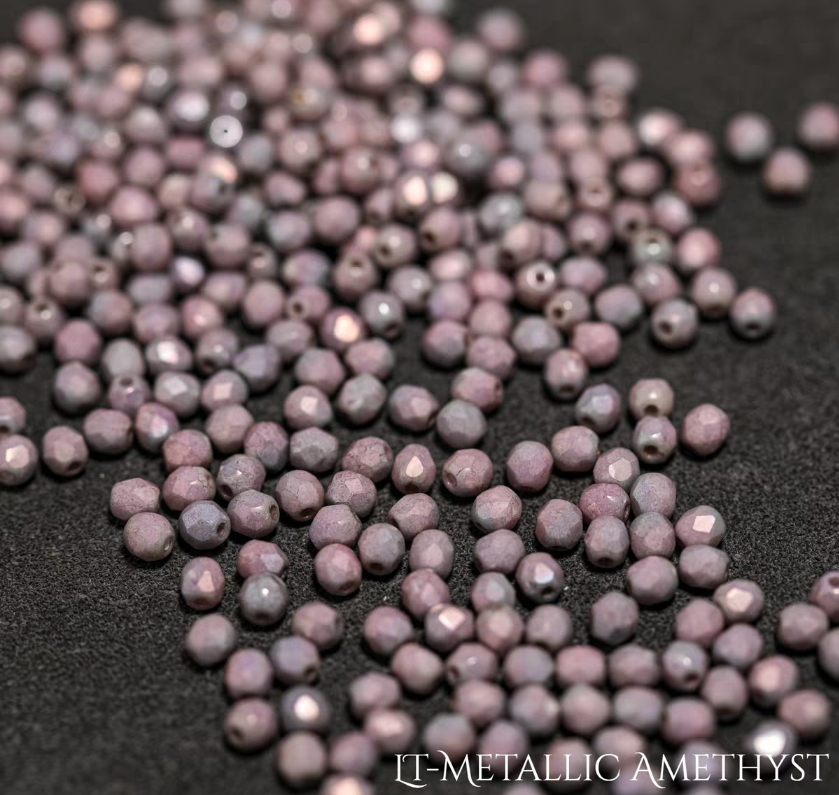 4mm Multi Color Assorted Czech Glass Fire-Polished Beads