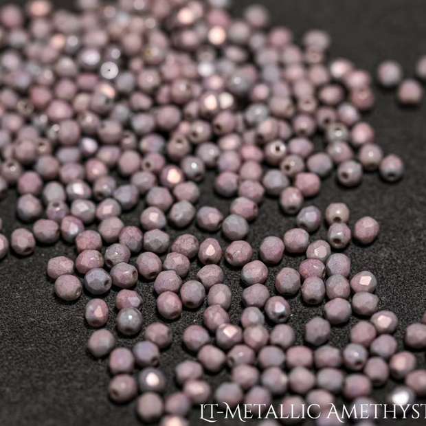 4mm Multi Color Assorted Czech Glass Fire-Polished Beads