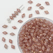 (P11) 2-hole Diamond-Duo Glass Beads For Jewelry Making
