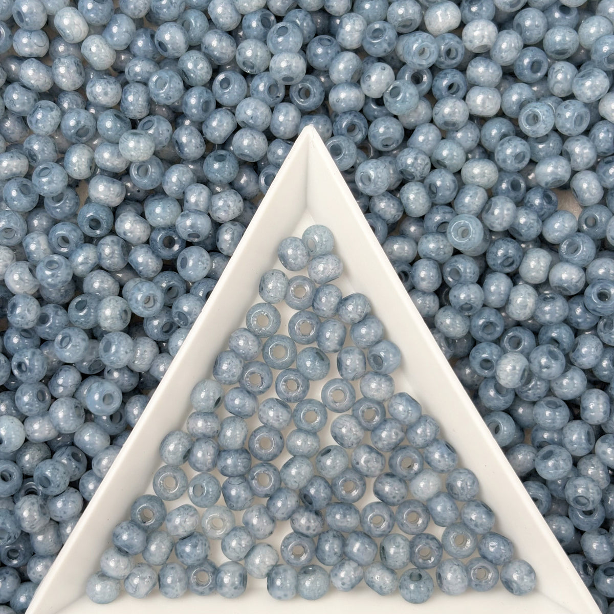 (T19) 4mm Glass Seed Beads, Marble & Jelly Loose Beads for Jewelry Making DIY