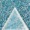 (T1) 4mm Blue Mixed Color Strawberry Crystal Beads, Straight Hole - DIY Jewelry Making Supplies