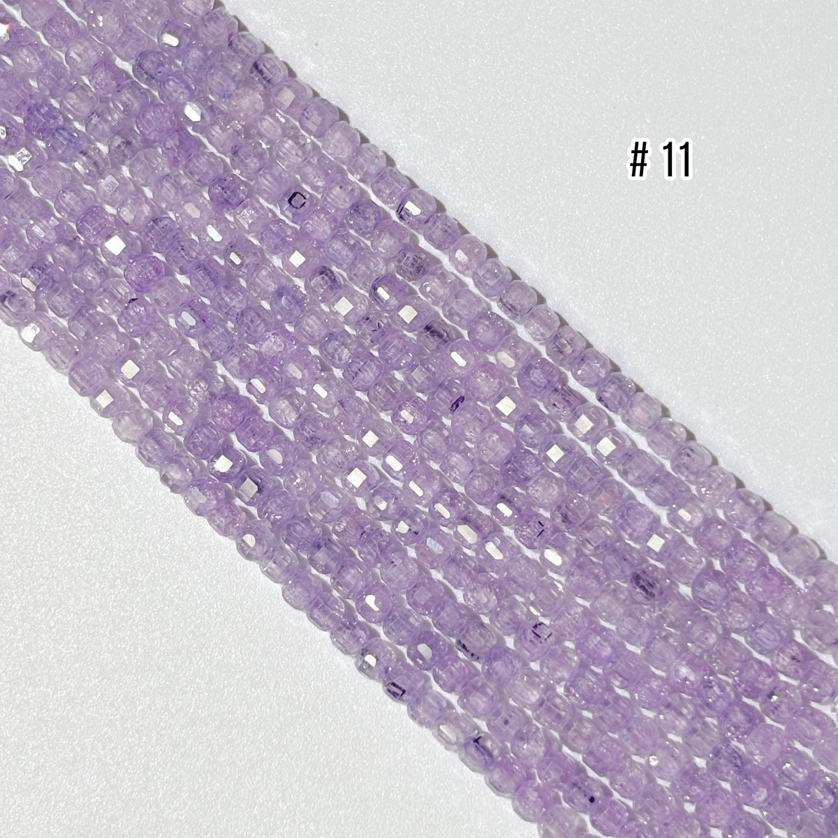 2.5mm Cube Zirconia Beads - Small Faceted Spacer Beads for Jewelry Making