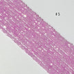 2.5mm Cube Zirconia Beads - Small Faceted Spacer Beads for Jewelry Making