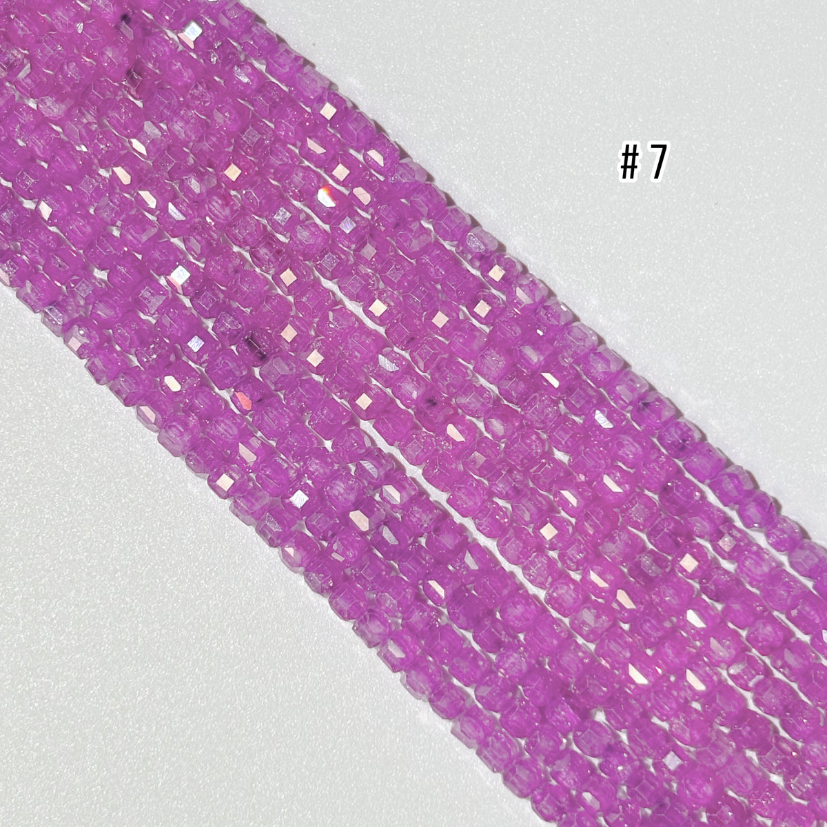 2.5mm Cube Zirconia Beads - Small Faceted Spacer Beads for Jewelry Making