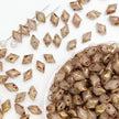 (P11) 2-hole Diamond-Duo Glass Beads For Jewelry Making