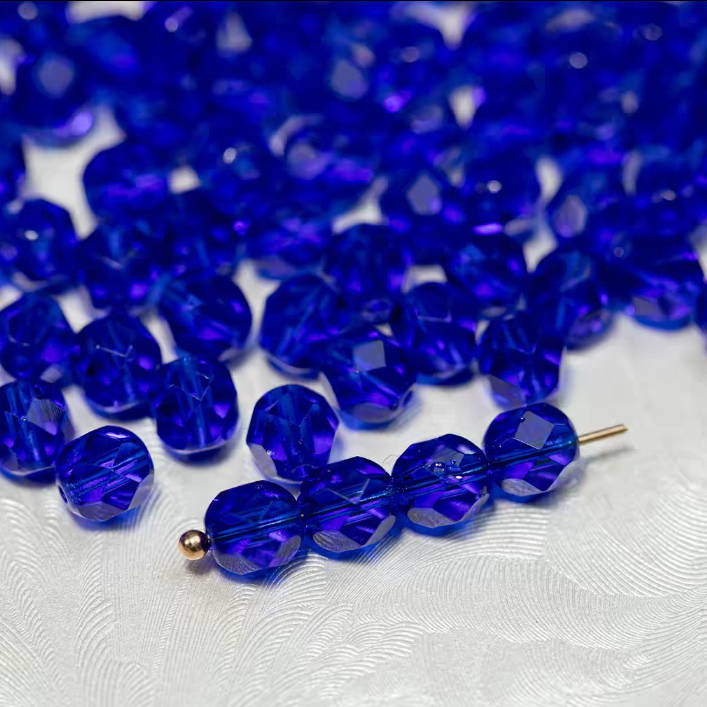 6mm Multi Color Fire Polished Beads