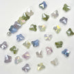 (T8) Promotion Mixed 8mm High-Temp Electroplated Butterfly Crystal Glass Loose Beads, DIY Jewelry Supplies