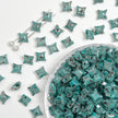 (P10) Picasso Style 2-Hole Four-Pointed Star Glass Beads - Custom Colorway