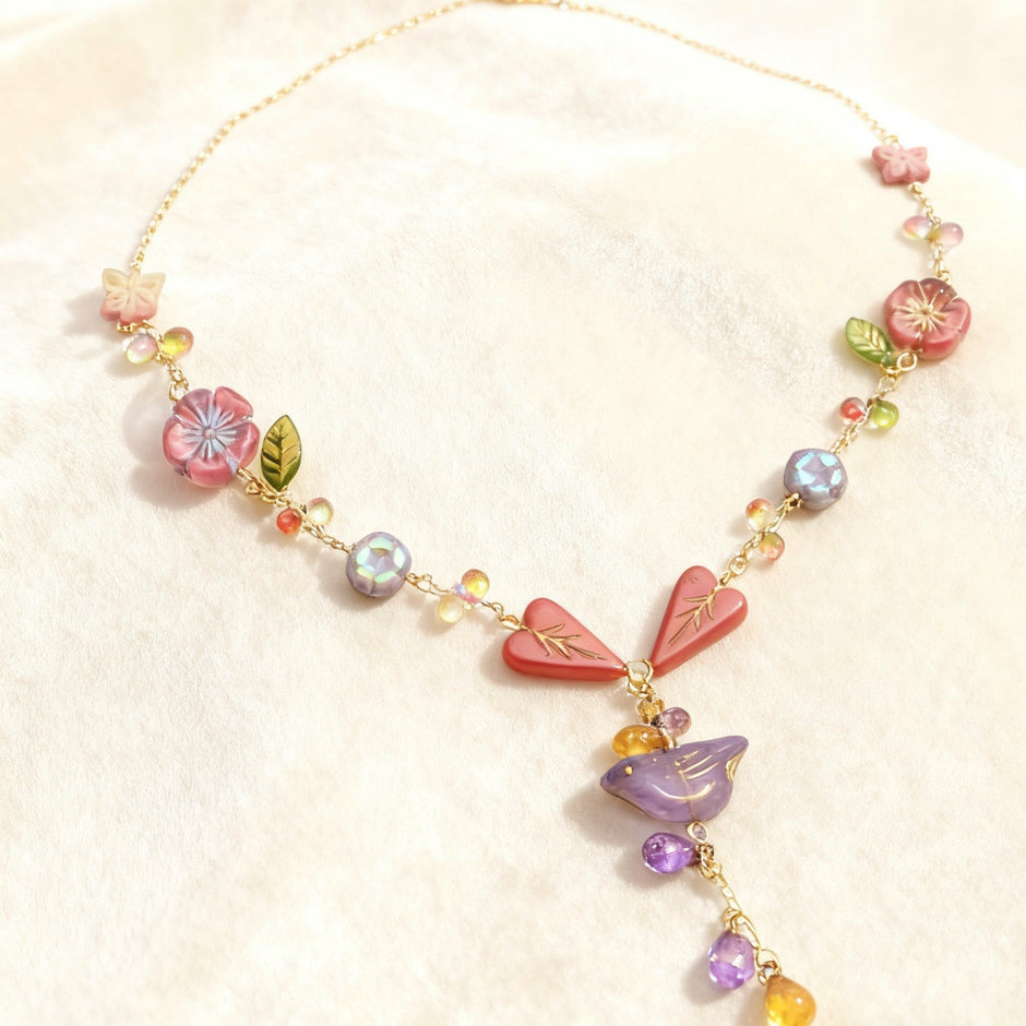 (N15) Fairycore Floral Bird