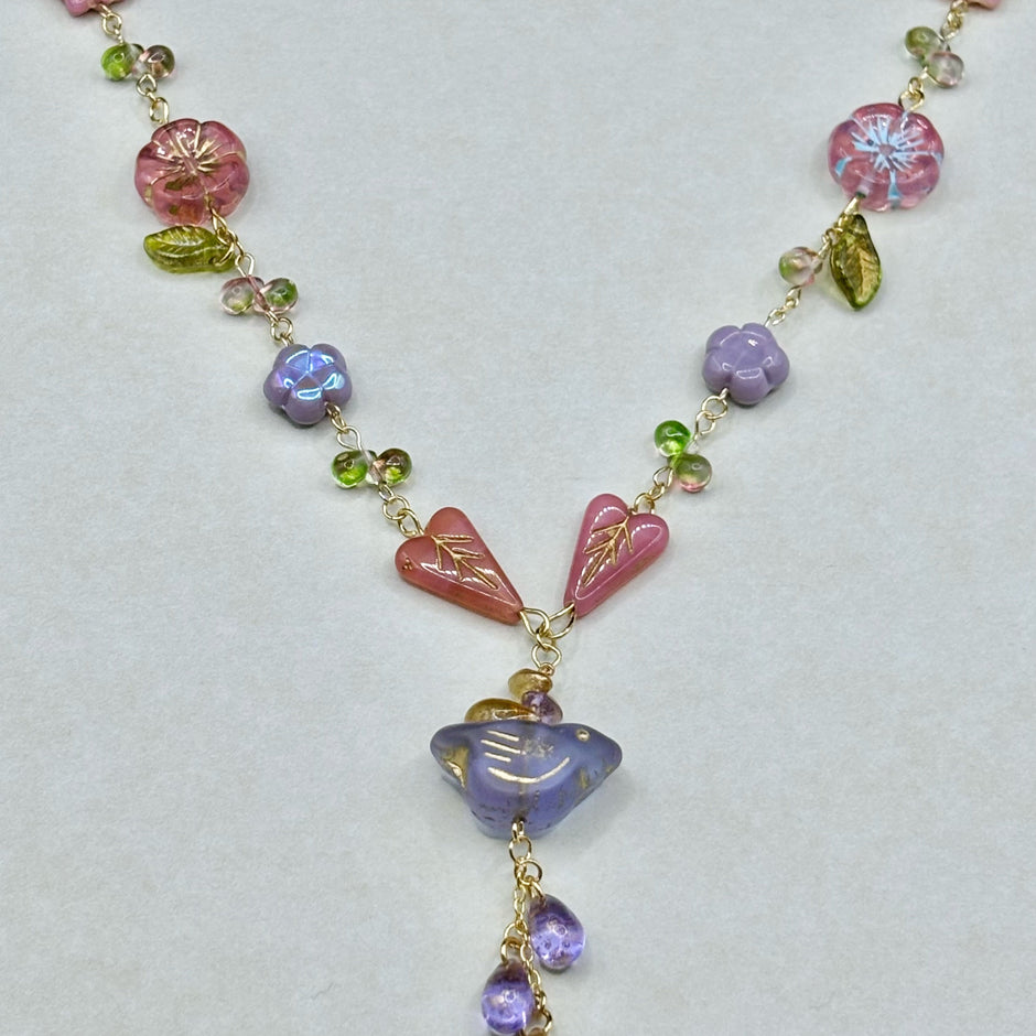 (N15) Fairycore Floral Bird