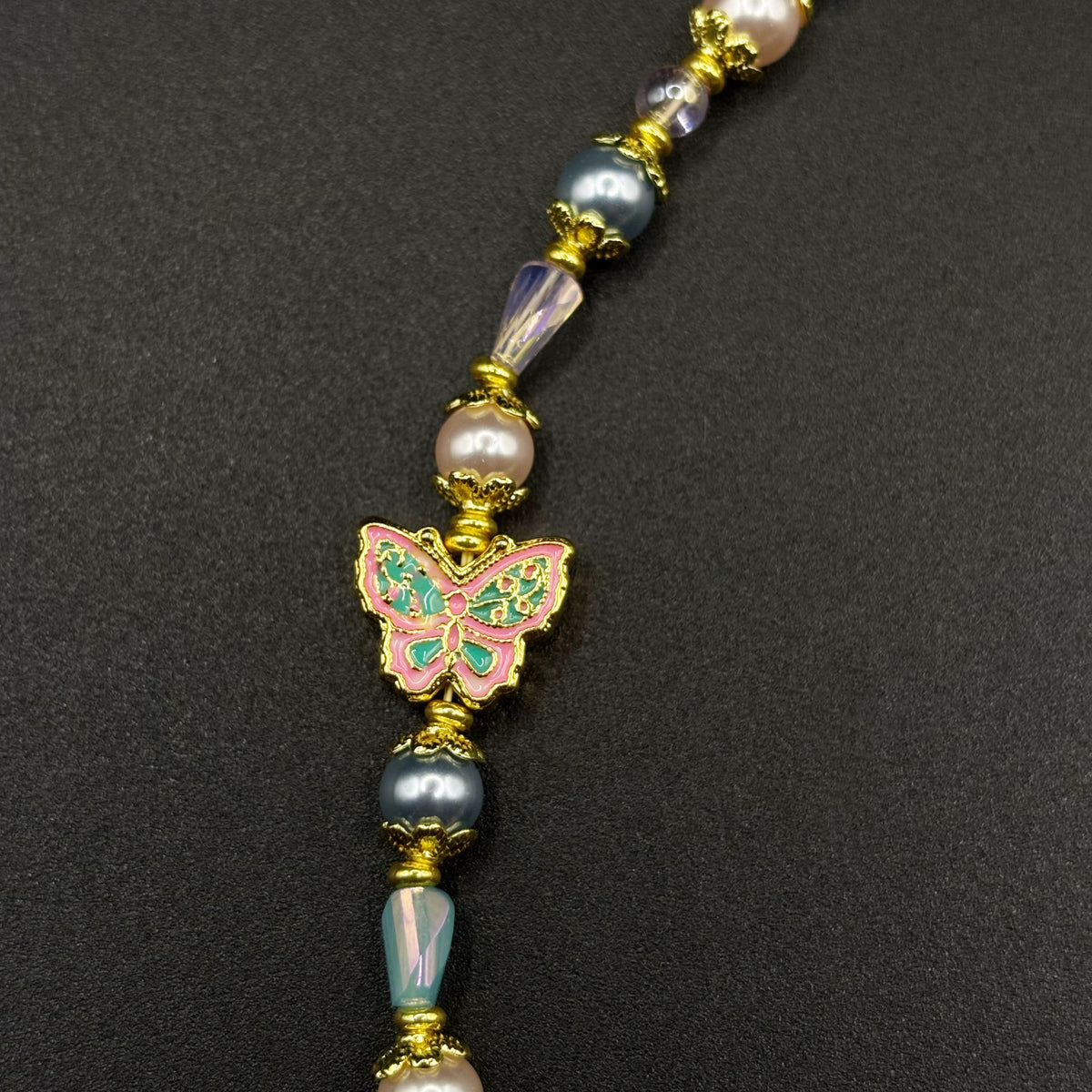 Gilt Enamel Butterfly