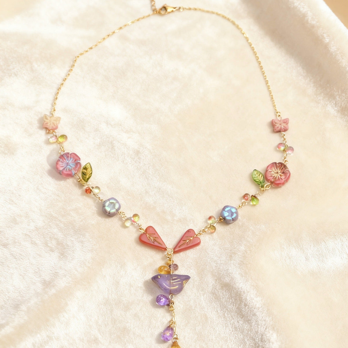 (N15) Fairycore Floral Bird