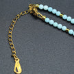 (N29) Monet's Water Lily Handmade Czech Glass Necklace